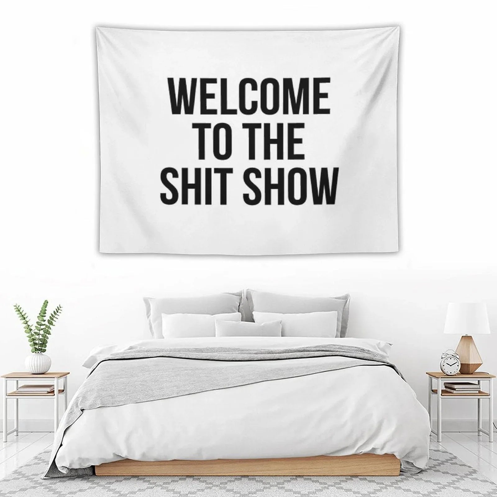 Welcome to The Shit Show Tapestry