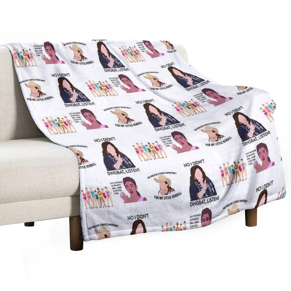 Dance Moms Sticker Pack Lightweight Throw Blanket