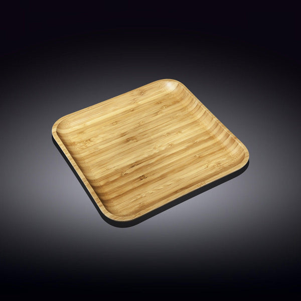 Bamboo Square Plate 9