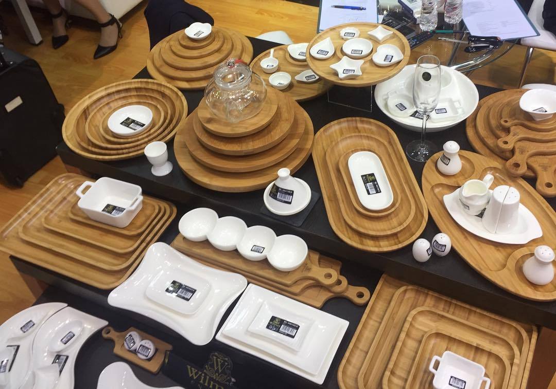 Bamboo Round Platter 14