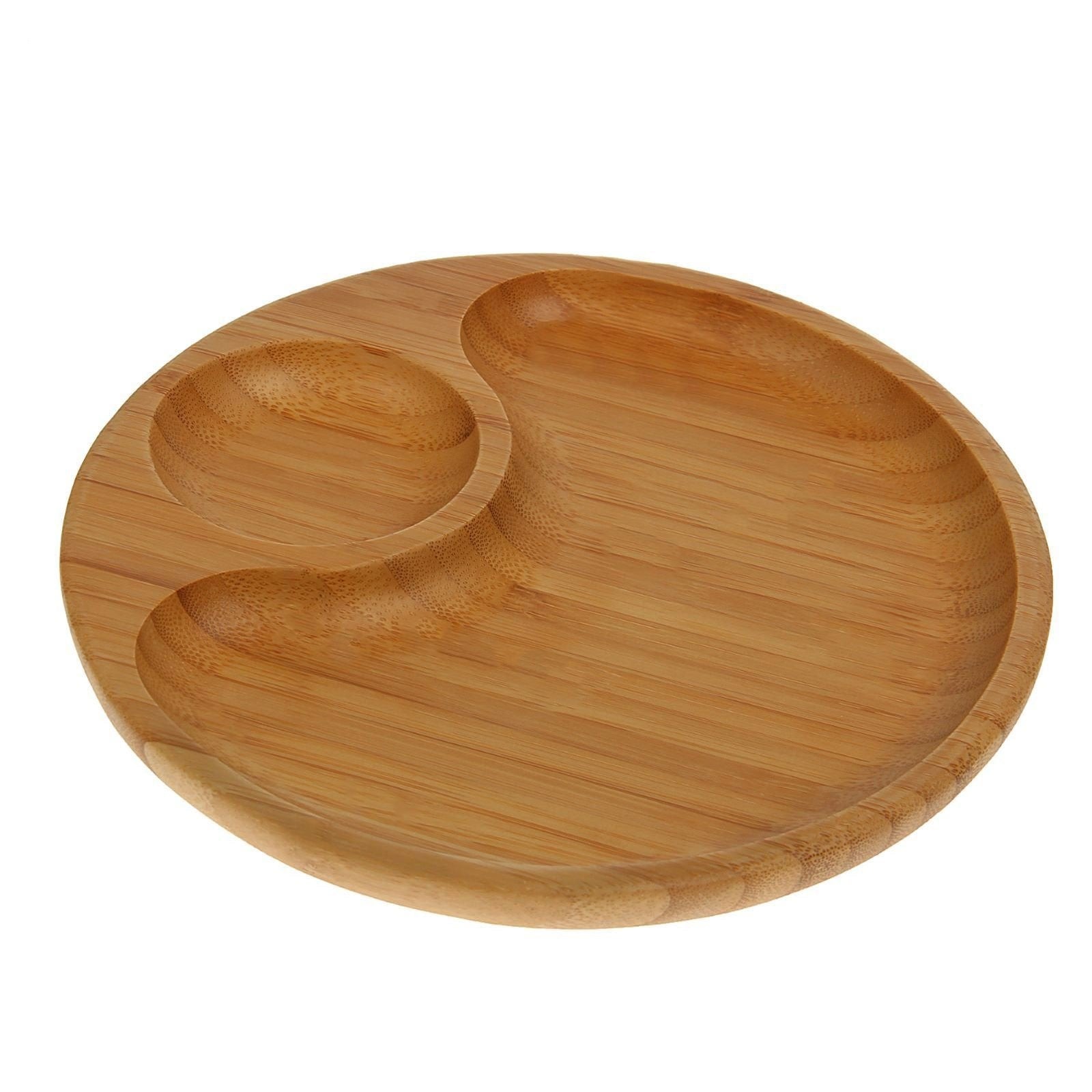 Bamboo Round 2 Section Platter 10