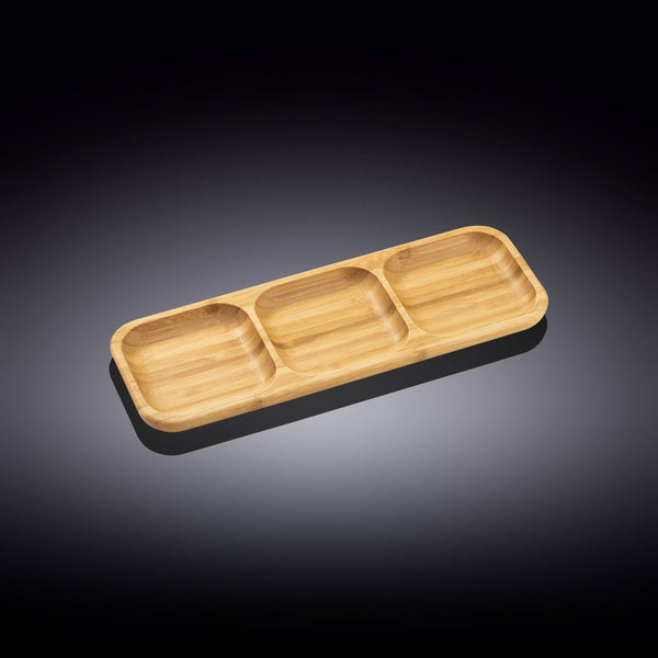 Bamboo Divided Dish 13