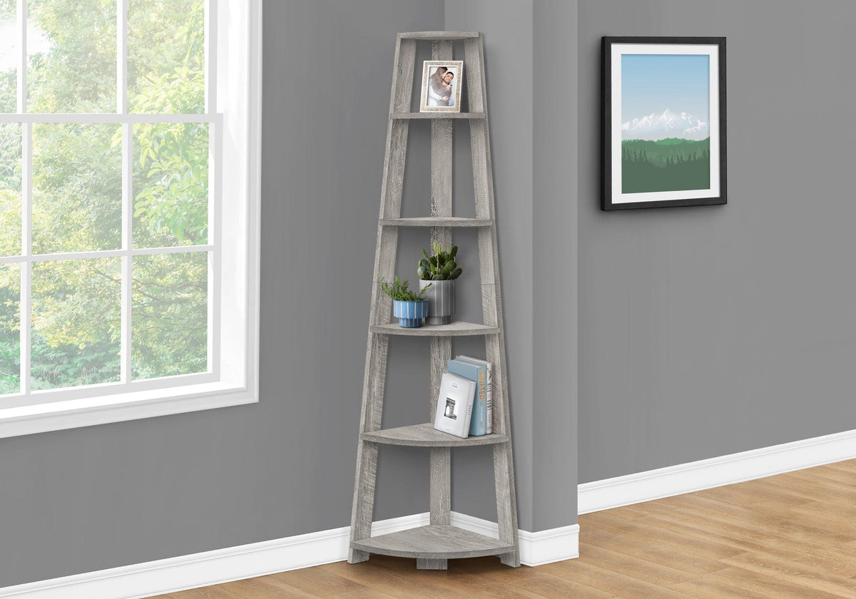 Corner 5 Tier Bookshelf - 72