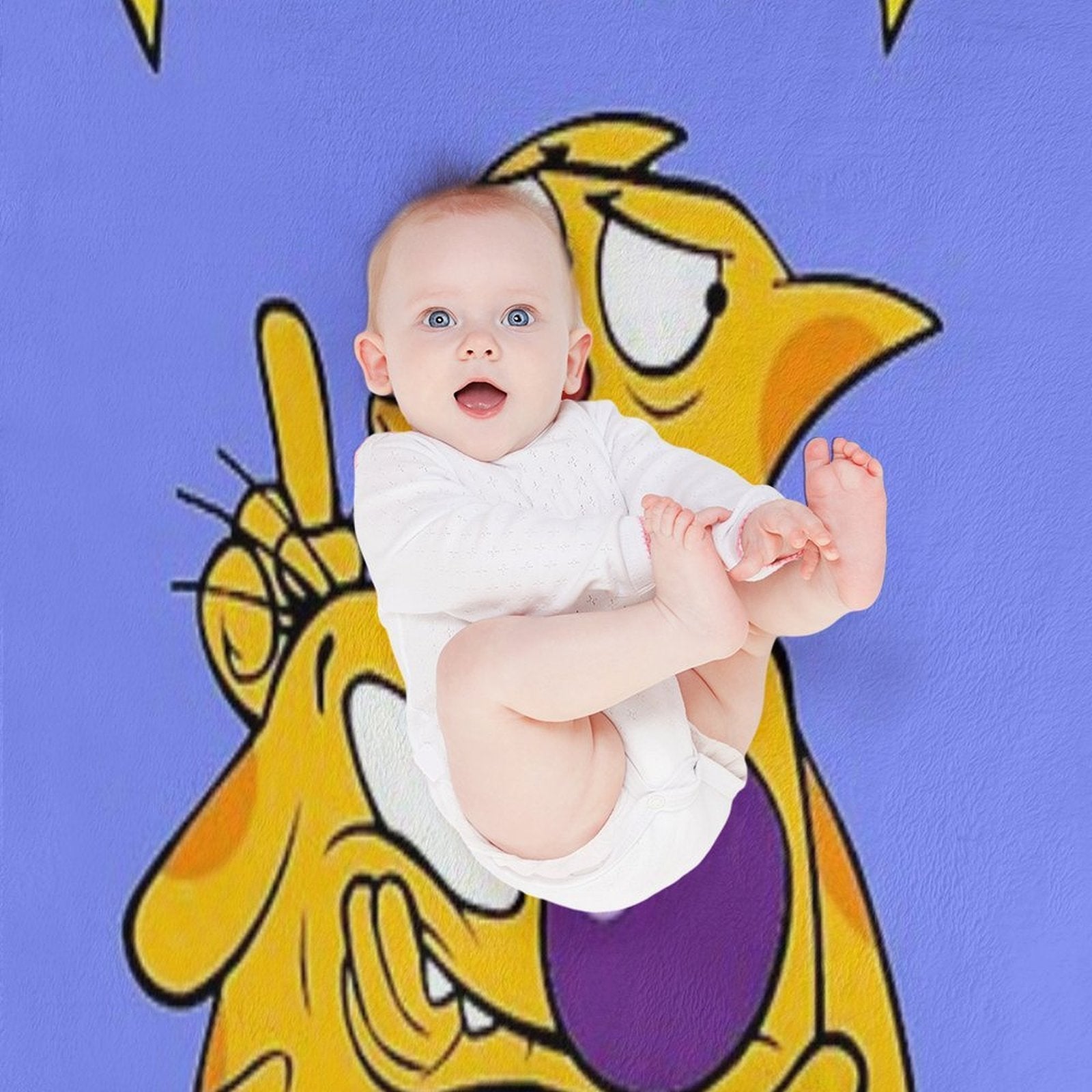 CatDog Quick-dry Throw Blanket