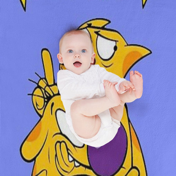 CatDog Quick-dry Throw Blanket