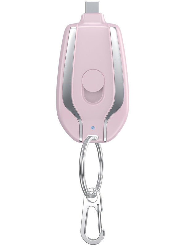 Mini Keychain Power Bank Wireless Compact and Portable 1500mAh Mah Emergency Power Supply Emergency Mobile Power Supply
