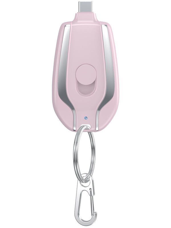 Mini Keychain Power Bank Wireless Compact and Portable 1500mAh Mah Emergency Power Supply Emergency Mobile Power Supply