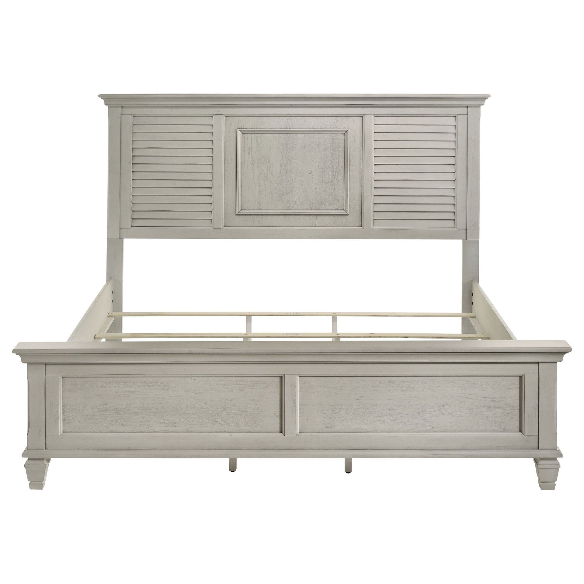 Hazelwood Distressed Wood Panel Bed
