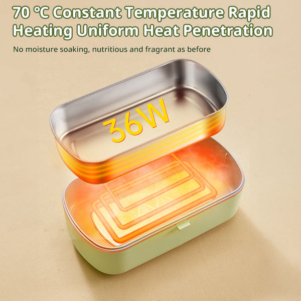 900ML Portable Electric Lunch Box for Office Workers. Self - heating, steaming, cooking, with heat preservation