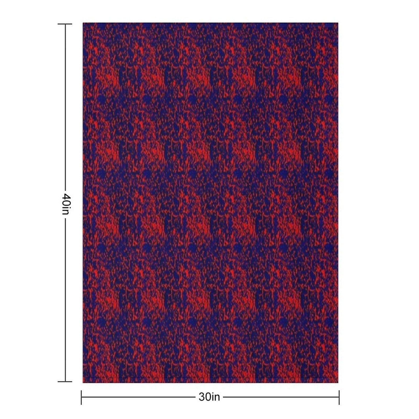 Fireblu Texture Throw Blanket