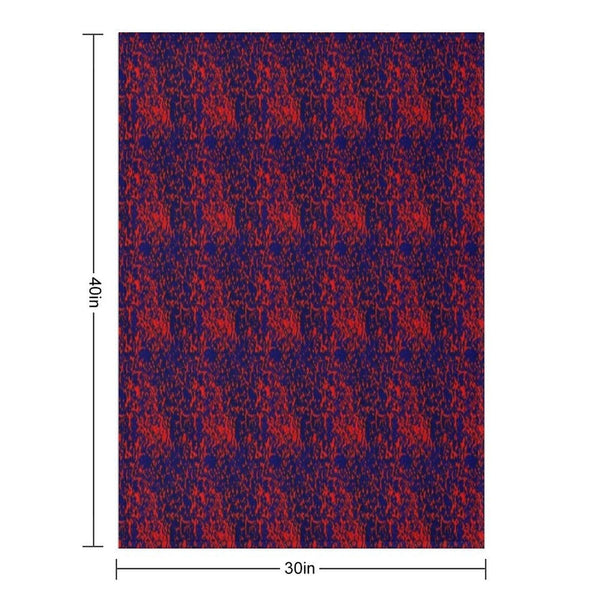Fireblu Texture Throw Blanket