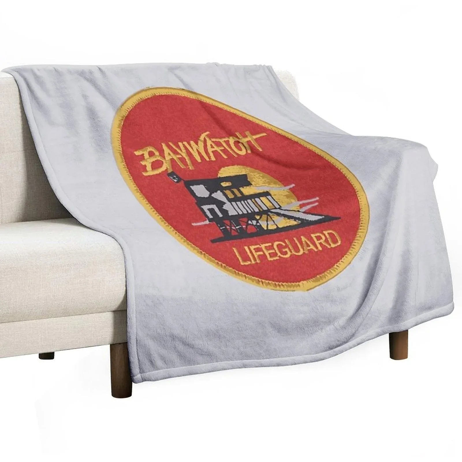 Baywatch Badge - Uniform Throw Blanket