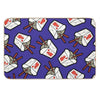 Take-Out Noodles Box Pattern Bath Mat