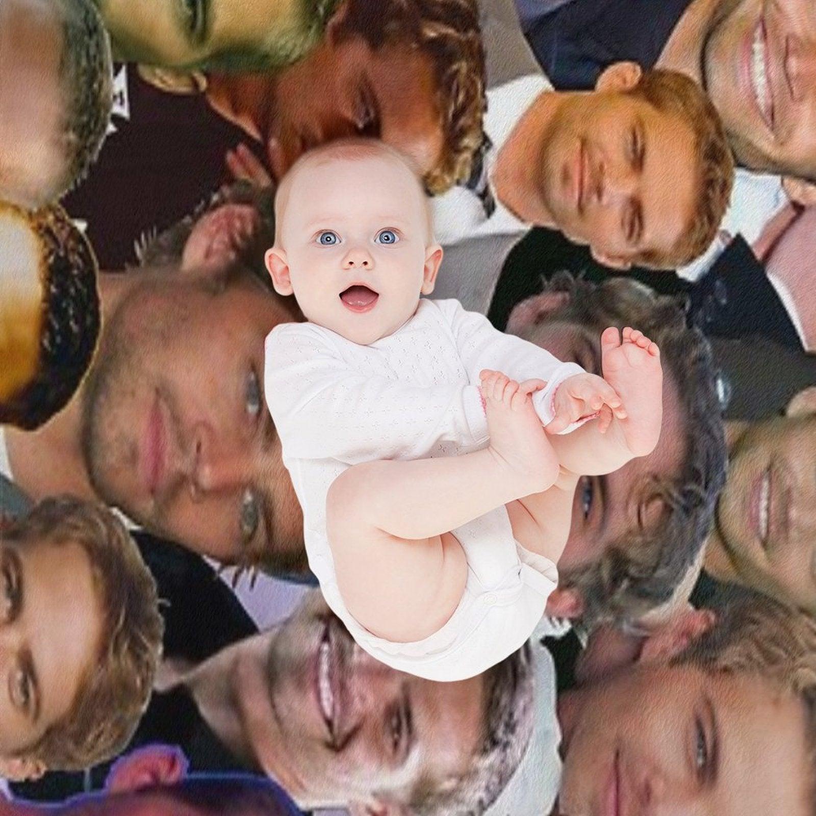 Paul Walker Photo Collage Throw Blanket