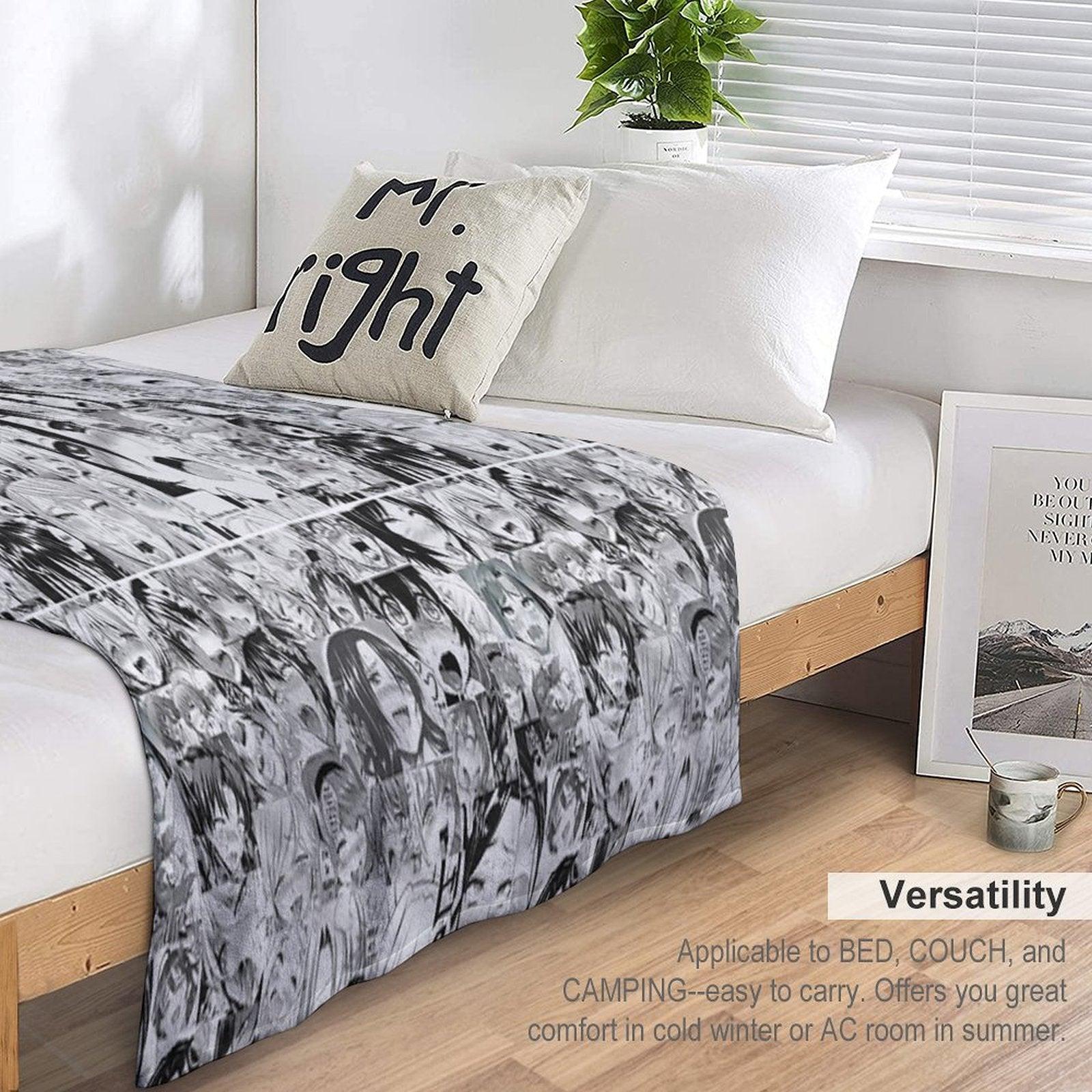 Aygo Hentai Anime Face Throw Blanket