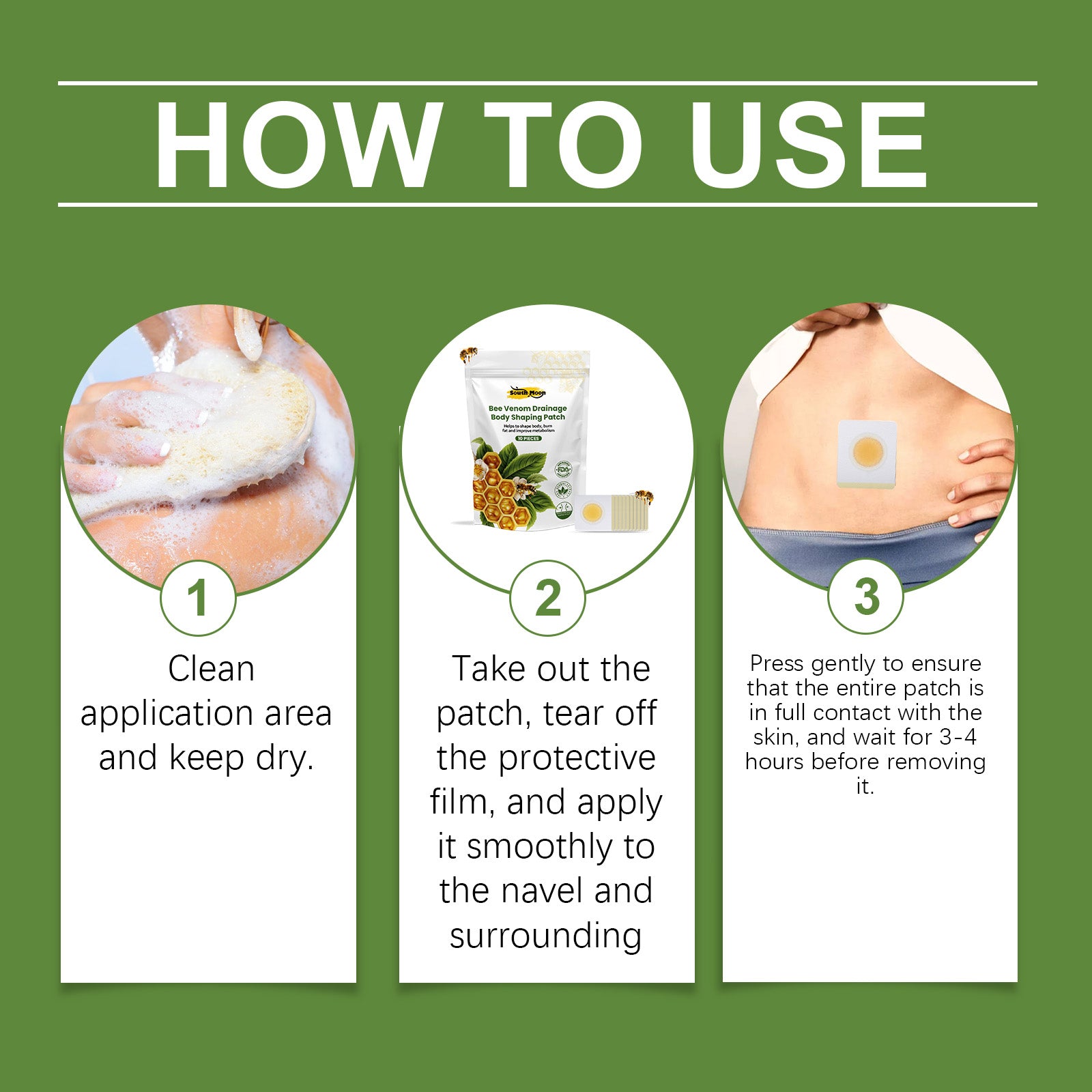 Body Care Patch To Improve Skin Elasticity And Firmness And Keep Skin Moisturized For A Long Time