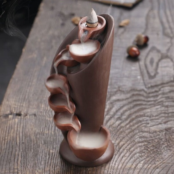 SpaceKeeper Waterfall Backflow Incense Burner