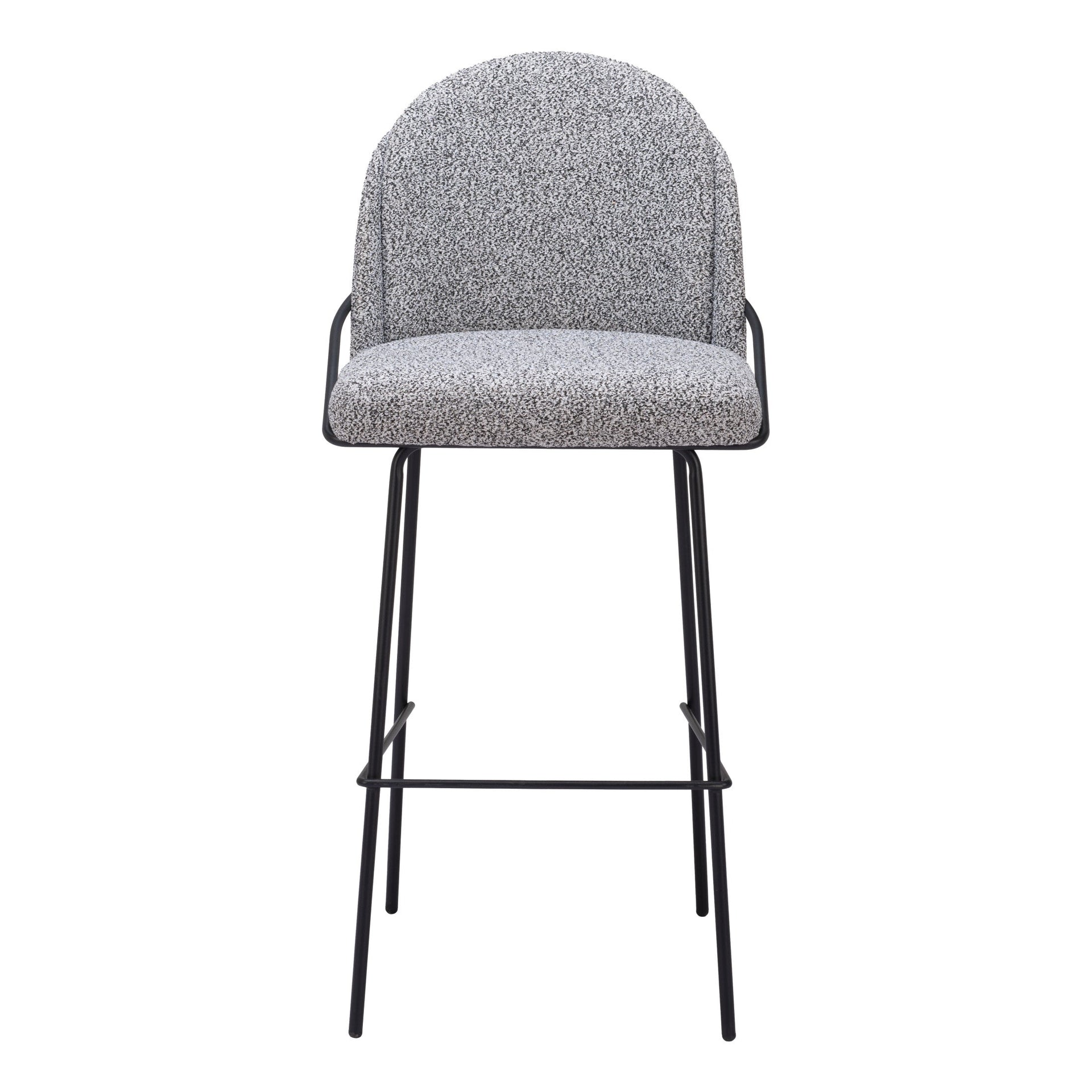 Jambi Barstool (Set of 2) Black & White