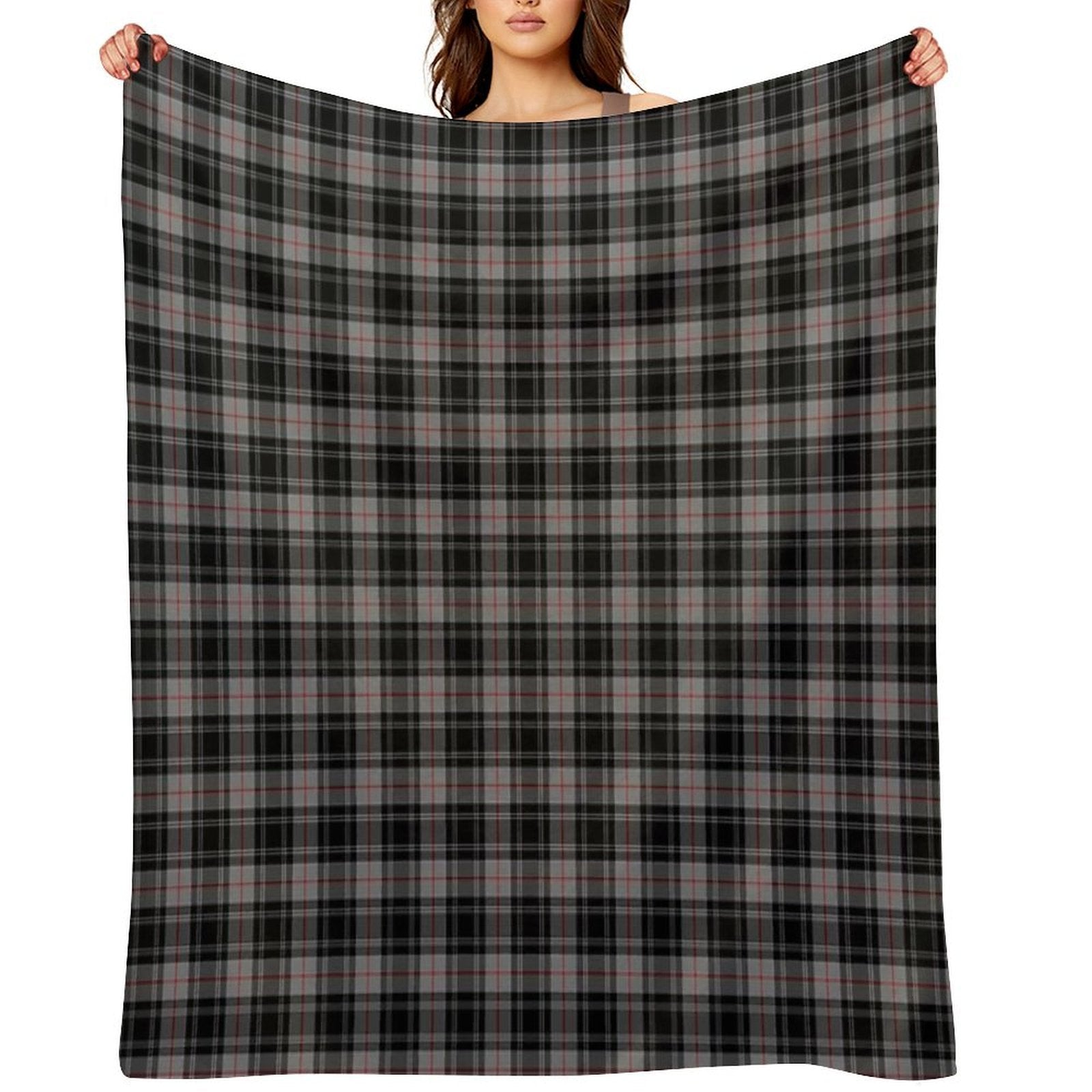 Clan Moffat Tartan Plush Throw Blanket