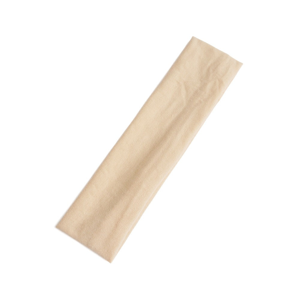 Simple Sports Headband Running Sports Anti Sweating Yoga Headband Unisex Solid Color Single Loop Headband