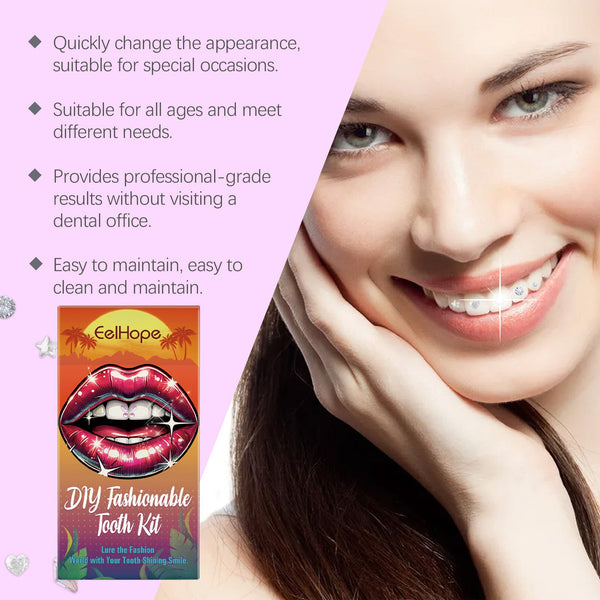 Dental Beauty Kit Diy Fashion Dental Decoration Personality Shine Light Smile Style Dental Drill