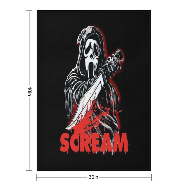 Scream Movie Throw Blanket
