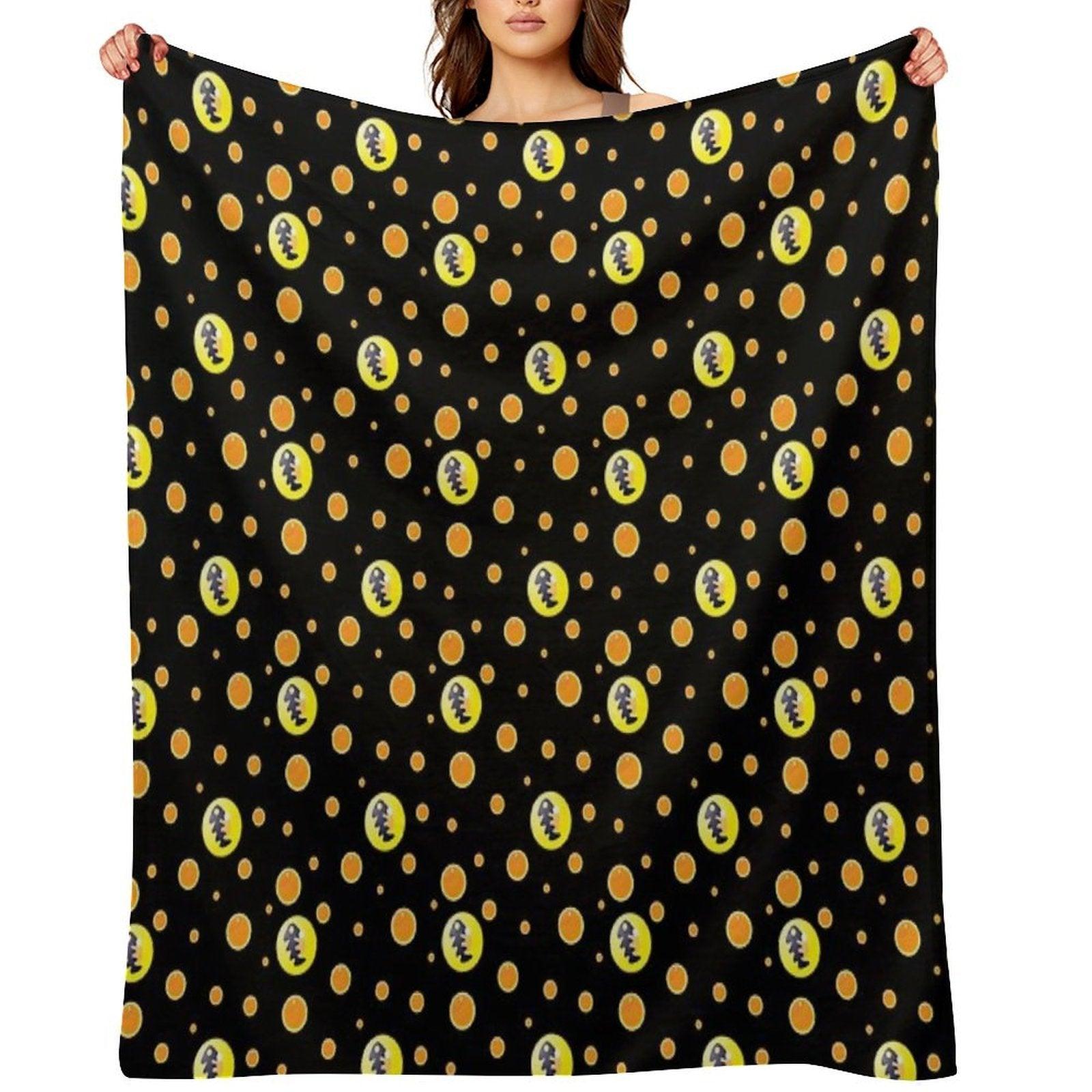Salmon Egg Throw Blanket