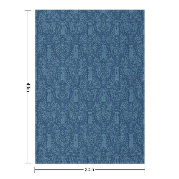 Doctor's Damask Throw Blanket