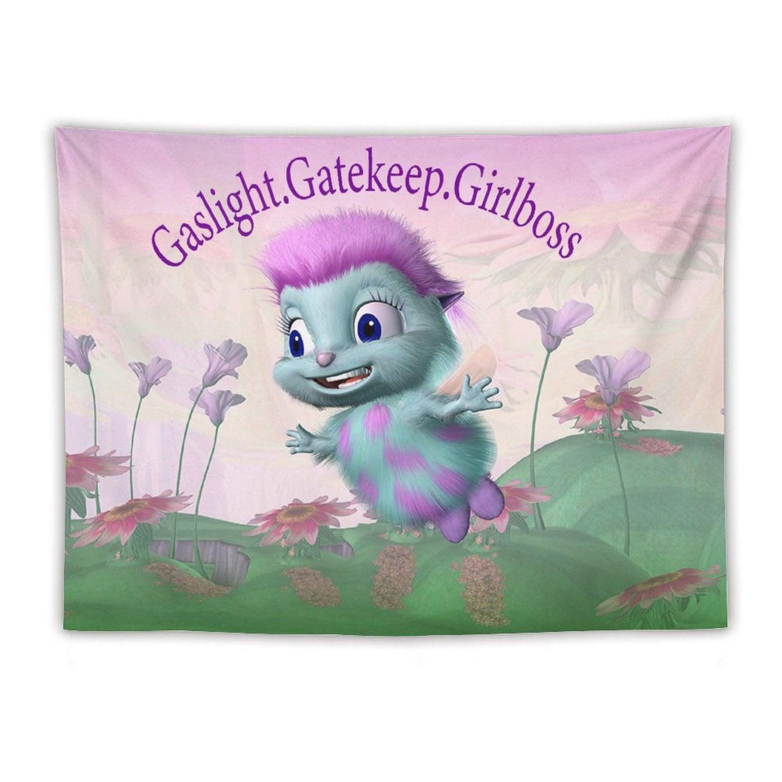 Gaslight Gatekeep Girlboss Bibble Tapestry