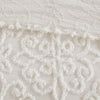 Sabrina 3 Piece Tufted Cotton Chenille Bedspread Set - Off White