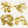 Gold Leaf Napkin Rings – Golden Harmony