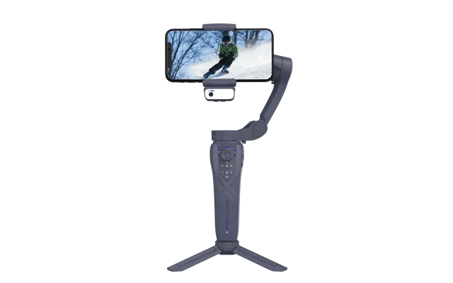 F12 mobile phone 3-axis anti shake stabilizer Tiktok live broadcast camera PTZ AI intelligent tracking face recognition