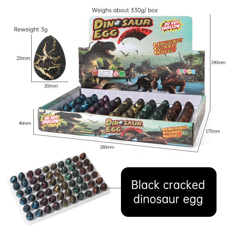 Dinosaur egg children soak in water to expand hatching small toys cracked shell simulation animal
