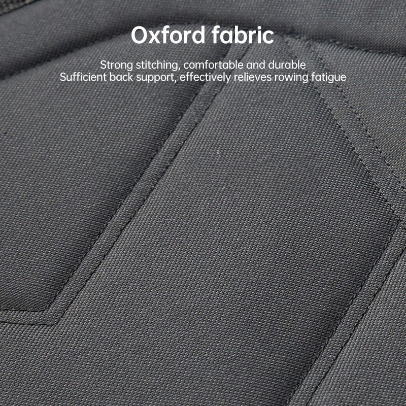 Adjustable padded seat for kayaks, paddleboards, canoes, with backrest, suitable for kayak, canoe, rafts, fishing.