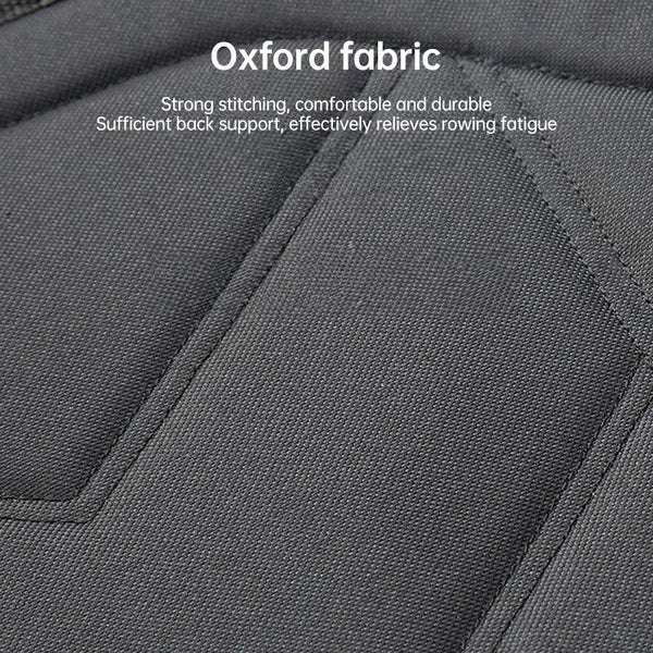 Adjustable padded seat for kayaks, paddleboards, canoes, with backrest, suitable for kayak, canoe, rafts, fishing.