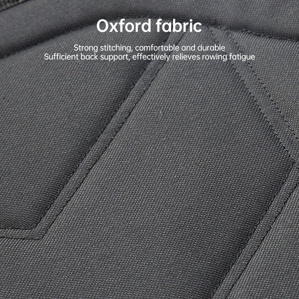 Adjustable padded seat for kayaks, paddleboards, canoes, with backrest, suitable for kayak, canoe, rafts, fishing.