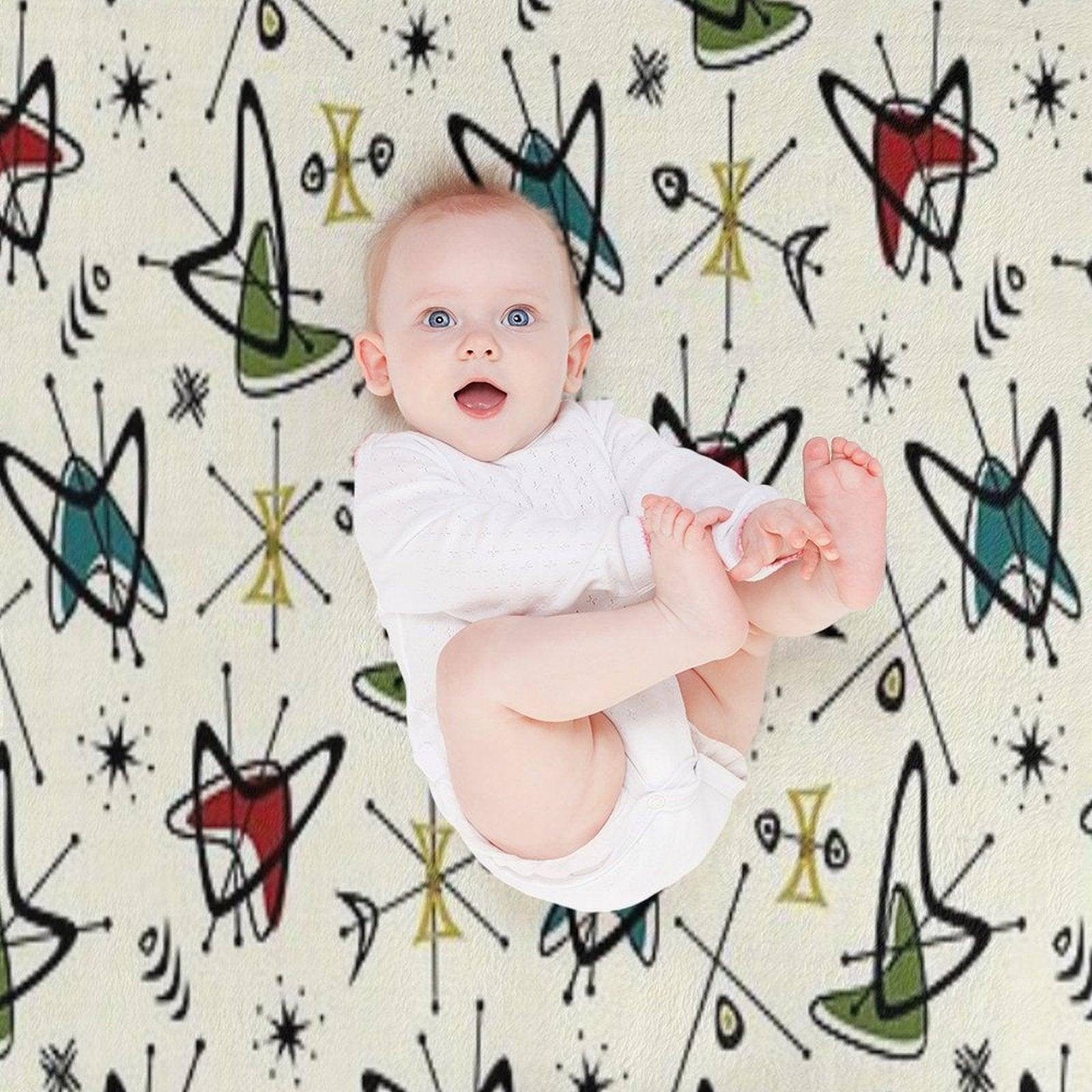 Atomic Boomerang Flashback Throw Blanket