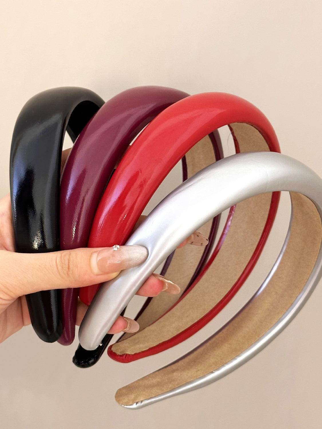 PU Leather Wide Headband for Stylish Hair Accessories
