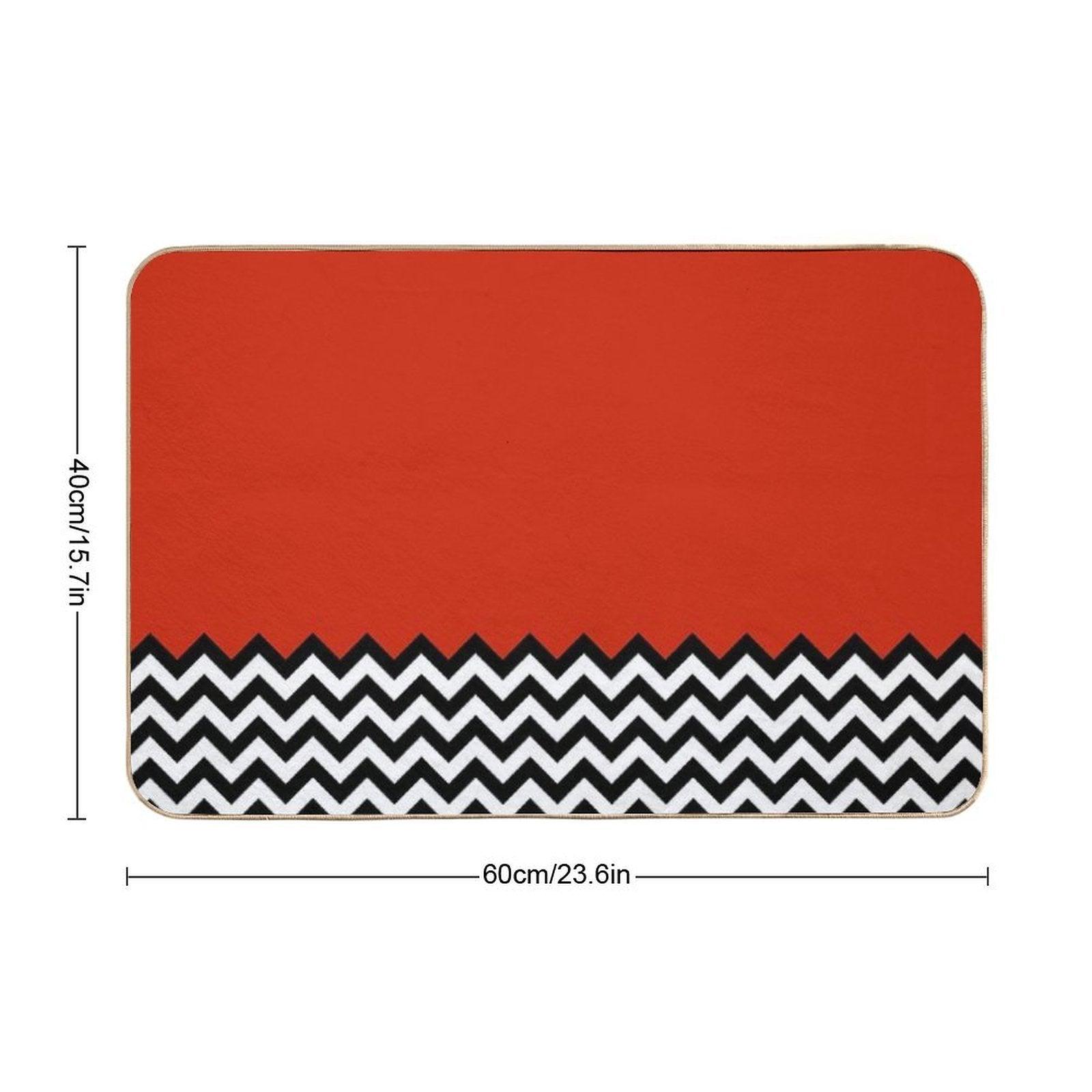 Black Lodge (Twin Peaks) Inspired Graphic  Easy To Clean Bath Mat