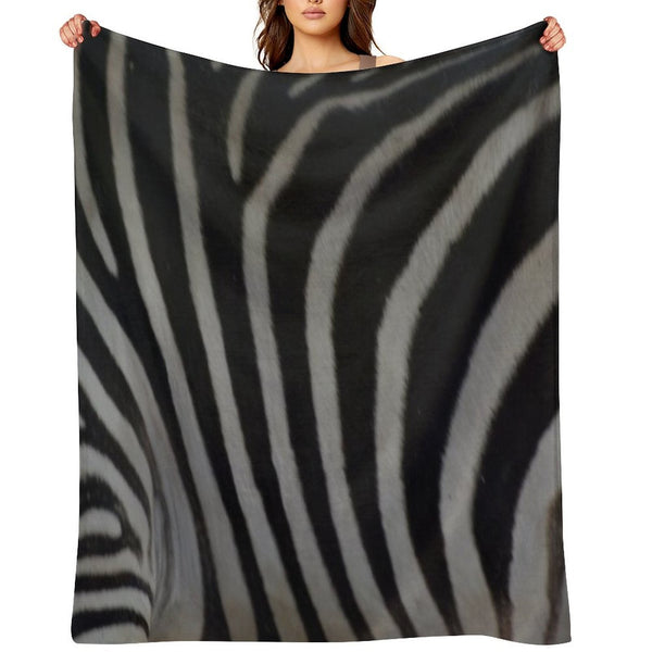Zebra Stripes Eco-conscious Throw Blanket