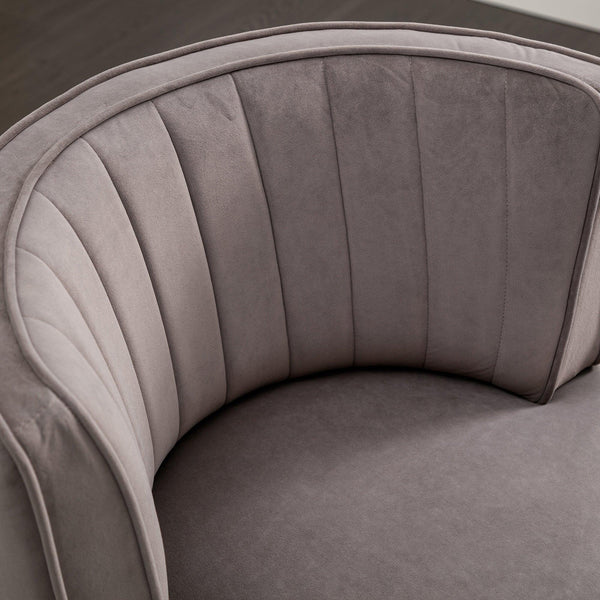 360 Degree Swivel Cuddle Barrel Accent Sofa Chairs