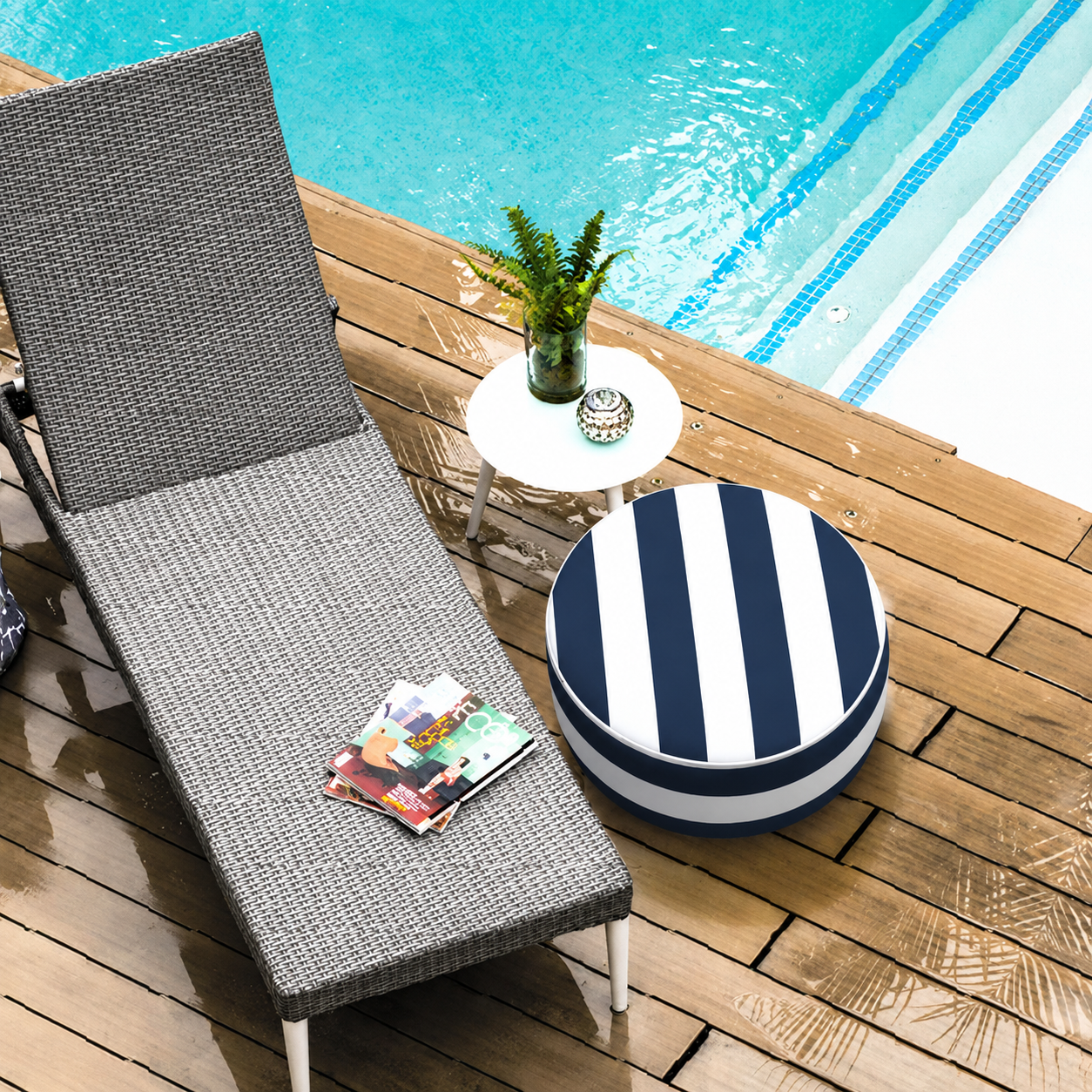 Outdoor Inflatable Ottoman 21
