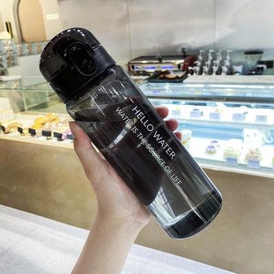 780ml Bottle For Drink Plastic Leak Proof Sports Bottles Shaker Water Bottle Drinkware BPA Free Sports Water Bottle Outdoor Water Bottle with Straw Plastic Portable Water Bottle Camping Bike Bottle Kitchen Tools Drink Water