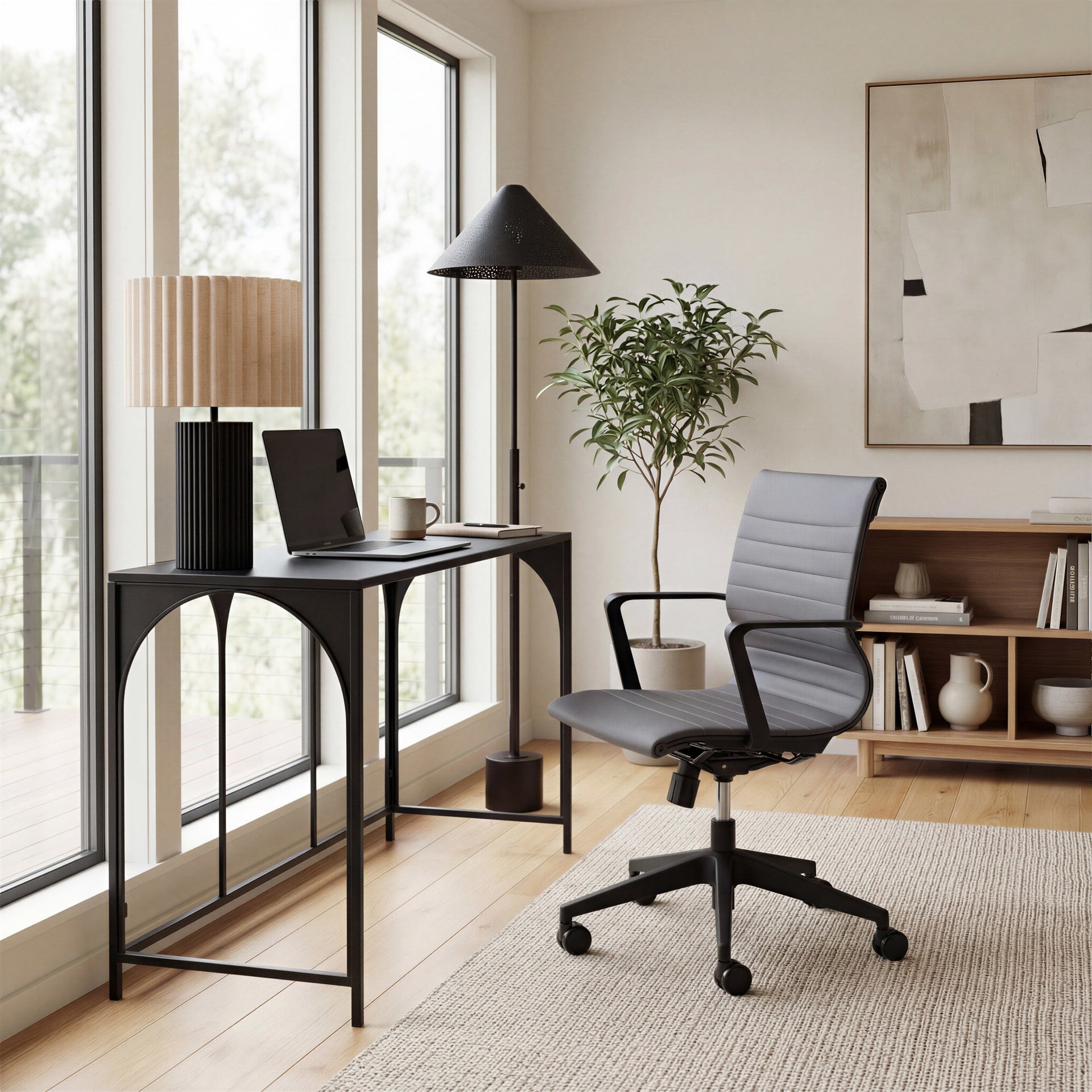 Loriet Console Table Black