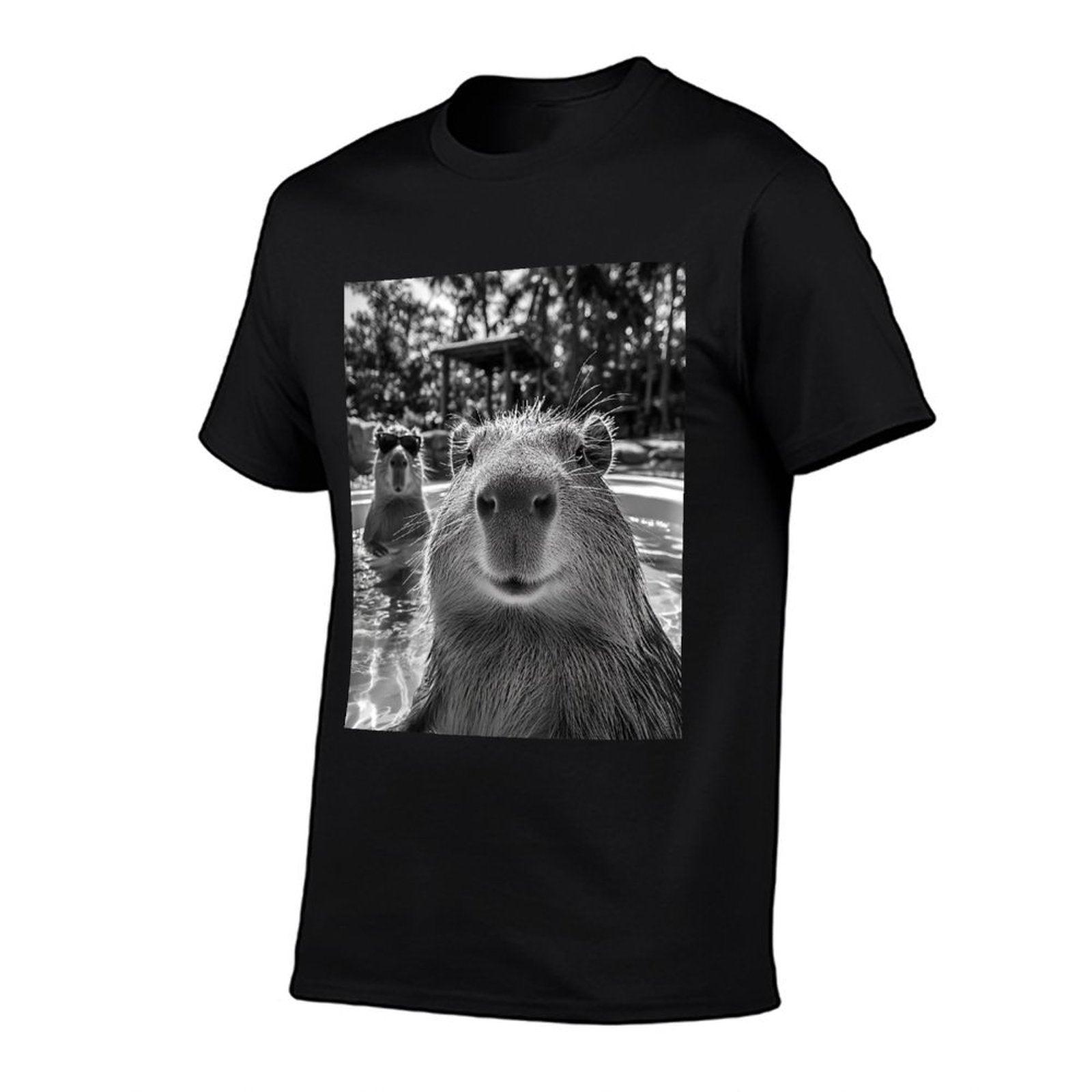 Cool Capybara Selfie T-Shirt