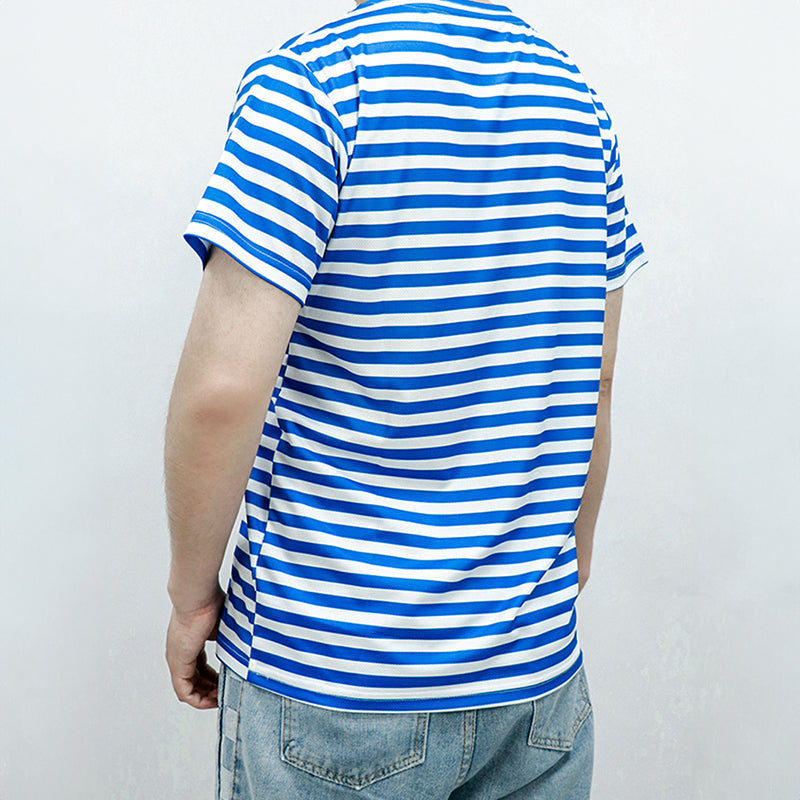 Russian Paratrooper Short-Sleeved Breton Shirt (Unisex) – Quick-Dry, Breathable, Sweat-Wicking