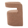 Atria Accent Chair & Ottoman Tawny Brown