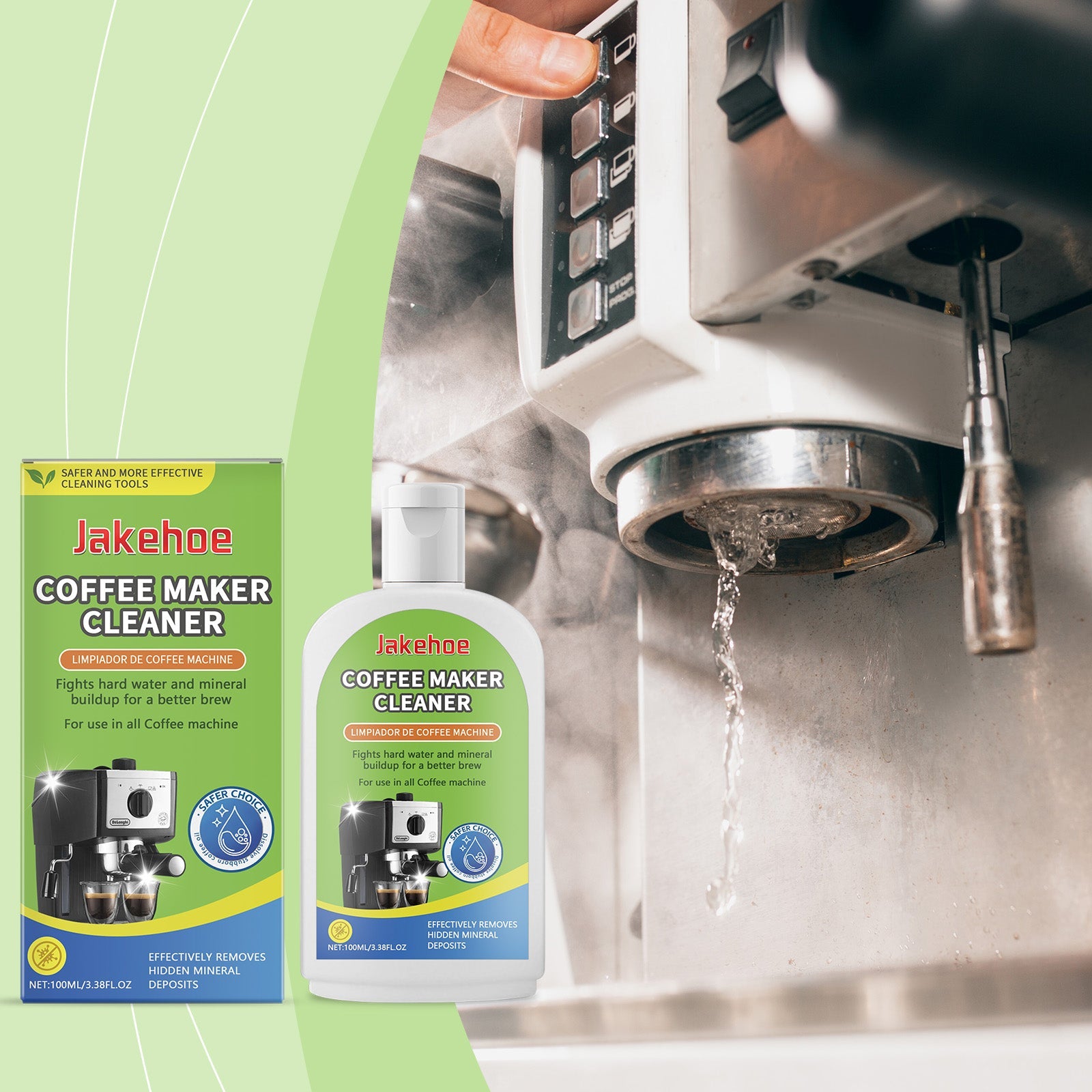 Coffee Machine Cleaner Removes Coffee Deposits Coffee Oil Stains Clean And Maintain Equipment
