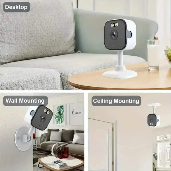 3MP Smart Home Security Camera – Night Vision, Two-Way Audio, Motion Detection, Alexa Compatible
