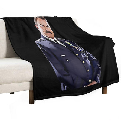 Frank Reagan Art Tv Police Series Show Versatility Throw Blanket